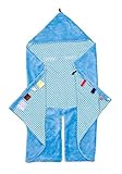 Snoozebaby Trendy Wrapping Swaddle Blanket, Blue by Snoozebaby [並行輸入品]