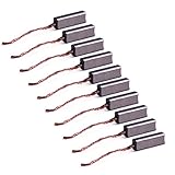 10x カーボンブラシ ワイヤリードジェネレータ 汎用電動ブラシ交換 4.5×6.5×20mm