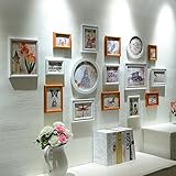Manoホームフォトフレームマルチ – Painting組み合わせのヨーロピアンスタイルのMDF素材フォトフレームホーム壁装飾ペイントセットof 16