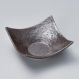 山下工芸 (Yamasita craft) 鉄仙花石目角小鉢 小 114-12-196
