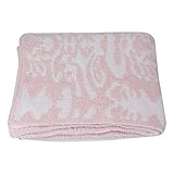 Kashwere カシウェア Blanket - Queen クイーンブランケット Pink / White Damask ピンク・ホワイトダマスク TB-02-921-90 [並行輸入品]