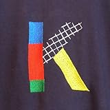 MOMENT(モーメント) イニシャル刺繍 ロンパース K (70) オリジナル 名入れ刺繍 70,BLUE