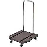 [山善] 折りたたみ台車 39×44cm 耐荷重80kg Carryおてがる ダークブラウン OTG-E50DB
