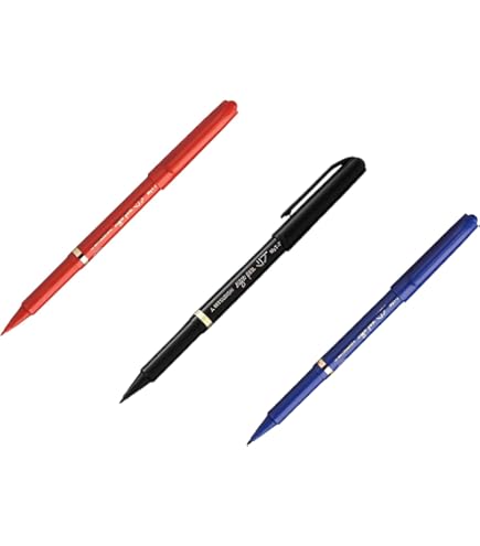Amazon.co.jp: 三菱鉛筆 サインペン リブ 黒 MYT7.24 2個セット