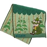 丸眞 スナフキン 「スナフキンフォレスト」 ポケット付きタオル 約12.5×12.5㎝(折り畳み時)