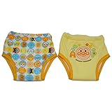(ia5747) ６重層 アンパンマン トレーニングパンツ【２枚組】 トイトレ ANPANMAN イエロー◇80cm