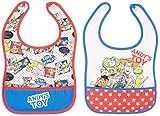 DISNEY/Pixar トイストーリー 乳幼児 2Pエプロン ブルー ポリエステルスムス×ブロード D2C31