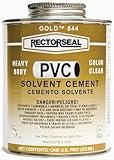 Rectorseal 55950 1/4 Pint 844L Heavy Body Low Voc Pvc Solvent Cement [並行輸入品]