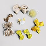 【ANION】ヘアピン ヘアクリップ 8点セット 子供 髪飾り 前髪クリップ 可愛 シンプルリボン ベビー 誕生日飾り プレゼント 写真撮影 お祝い お祝いギフト お洒落 お宮参り 初節句 ひな祭り 