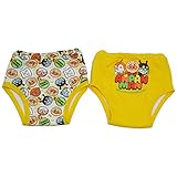 (ia5750) ４重層 アンパンマン トレーニングパンツ【２枚組】 トイトレ ANPANMAN イエロー◇80cm