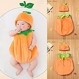 Lollypops!!! オリジナル 新生児～12ヶ月くらいまで　かぼちゃ　着ぐるみ　ハロウィン　バルーン　ジャックオランタン　セット　≪　60cm 70cm ベビー　着ぐるみ [並行輸入品]