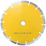 ダイヤモンドカッター 200mm セグメント 乾式 コンクリート ブロック タイル レンガ 切断用 刃 ダイヤモンド カッター 替刃 替え刃 DC200