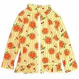 ラッシュガード 水着 赤ちゃん ベビー スイミング 女の子 UVカット 子供水着 イエロー-Y 95cm