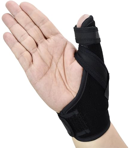 McDavid MD458 Thumb Stabilizer Brace - Adjustable, Latex-Free, For Injury Recovery & Support