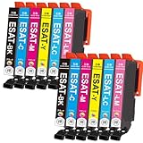 SAT 互換インクカートリッジ エプソン用 SATインク (BK/C/M/Y/LC/LM)【6色セット*2(合計12本)】対応機種：EP-816A EP-716A EP-715A EP-815A EP-712A EP-713A EP-714A EP-812A EP-813A EP-814A
