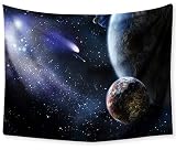 タペストリー 宇宙 銀河 星 惑星 スペース 大きい 部屋 飾り 背景布 バックスクリーン 壁 インテリア 布 (デザイン２)