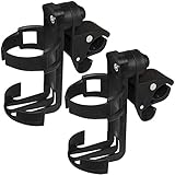 【福美康】 ドリンク ボトル ホルダー チルト カップ コーヒー フォルダー 角度調節 自転車 車椅子 ベビーカー など ペットボトル 哺乳瓶 もOK (2個)