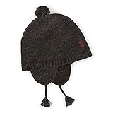 RalphLauren ラルフローレン　ウールニットイヤーフラップキャップ　ニット帽子　グレー　サイズ9-24M