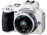 パナソニック(Panasonic) ミラーレス一眼カメラ ルミックス G5 レンズキット 電動ズームレンズ付属 シェルホワイト DMC-G5X-W