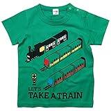 《初夏盛夏対応》 CHEEK ROOM(チイクルーム)  製品洗い加工済み42/2天竺汽車半袖Tシャツ 100cm /GN NO.B-470155