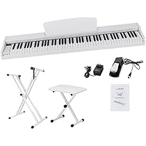 h*a様 【美品】CARINA デジタルキーボード 電子ピアノ Amazon | Carina 折りたたみ 電子ピアノ 光る鍵盤 88鍵盤