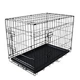 WEIMALL ペットケージ 折りたたみ サークル 77×43.5×51.5cm 中型犬 大型犬 組立簡単 犬小屋