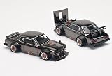 1/64 POP RACE SKYLINE GT RV8 DRIFT スカイライン ドリフト メタリック黒 [並行輸入品]