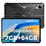 FOSSiBOT DT1 Lite グレー 10.4インチ 2K 1200*2000 IPS画面 7GB RAM 64GB ROM Android 13 OS タブレットPC 防水防塵耐衝撃浴室でも使用可能 11000mAh大型バッテリー 13MP/5MPカメラ 顔認識 GPS OTG 2.4G/5.0G Wi-Fi Bluetooth 5.0 オンライン授業