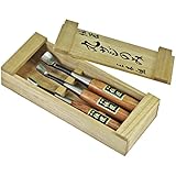 伝匠 能面彫り丸サジのみ 3本組 桐道具箱入 9-15-24