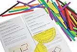 [キュリアスマインド]Curious Minds Busy Bags Geometry Snap Together Sticks with Compass and Activity Guides Co