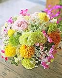 アレンジメントフラワー 生花 ギフト Lサイズ イメージ(明るい)大臣賞受賞デザイナー おまかせアレンジメント