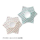防水３６０度スタイ２色セット　　アイボリー＆ミント（くるま柄）