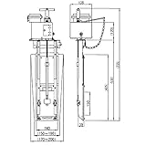 【 全自動開閉型 】 田門 MSAD-02 深い水路用 狭い水口仕様 水田 止水機 自動タイプ 田んぼ 三田精機 代不