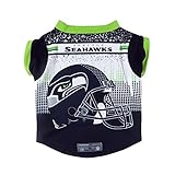 NFLシアトルシーホークスペットパフォーマンスTシャツ、スモール