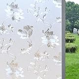 カカシ ガラス飾り ガラスフィルム 飾りシートステンドグラス 目隠しシート 遮光フィルム 遮光シート 無接着剤 貼り直し可能 結露抑制 (４５×200cm)