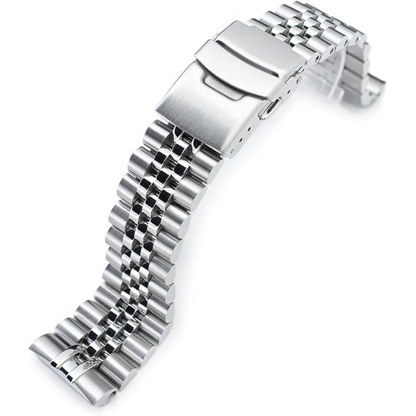 Amazon.co.jp: 22mm メタル時計バンド ステンレス ジュビリー