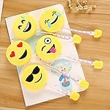 1個可愛いMini EmojiメジャーテープキュートポータブルPlushルーラー測定ツールfor KidsギフトOffice School Supplies