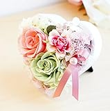 【ベルシック】 プリザーブドフラワー　ハピネスローズ　ピンク 枯れないお花　お祝・お見舞い