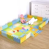 子供の教育用クロールマット、ベッドルームフォームクライミングマット、家庭用泡パッド30 * 30 * 1.3 cm (Color : Green)