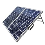ECO-WORTHY 100W 折畳キット 100W 2x50W 折畳 PV ソーラーパネル 12V RV ボート オフグリッド 15A チャージ コントローラー