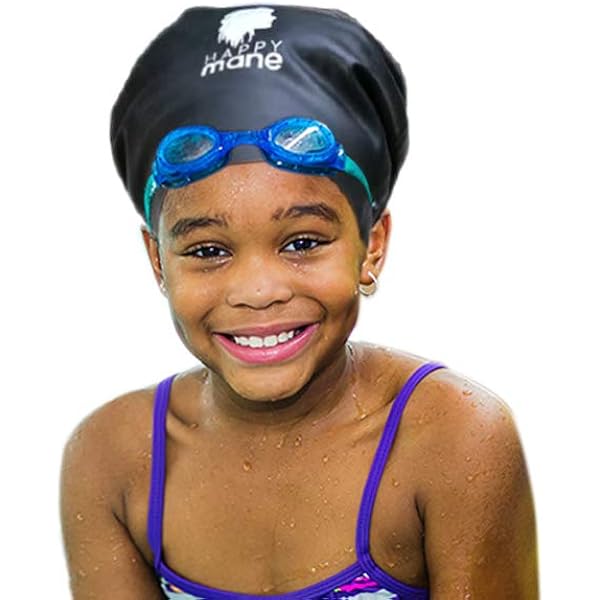 Silicone Waterproof Swim Cap Braids 