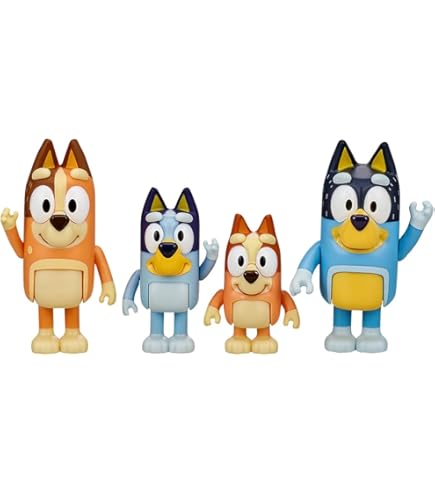 ブルーイ ヒーラー一家 ぬいぐるみ 4体セット ディズニージュニア ブルーイ ヒーラー一家 ぬいぐるみ 4体