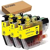 ブラザー(Brother)用 LC3111 LC3111Y 互換インクカートリッジ【LC3111Y イエロー 3本セット】増量 純正品と併用可能『最新ICチップ搭載/残量表示/個包装』対応:DCP-J981N DCP-J587N DCP-J582N DCP-J987N-W DCP-J982N-W/B DCP-J978N-W/B DCP-J972N DCP-J973N-W/B DCP-J572N DCP-J577N MFC-J903N MFC-J893N MFC-J898N MFC-J998DN MFC-J998DWN MFC-J738DN MFC-J738DWN プリンター ISO14001/ISO9001認証工場