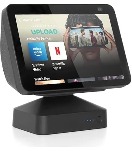 Amazon | Echo Show 8 第 3 世代専用 バッテリースタンド ブラック
