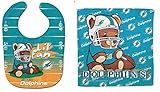 Miami Dolphins LilファンBib and Burp Rag