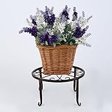 Firlar 鉢植えスタンド（花台）　アイアントリペット 鍋敷き 中国風 フラワーラック 鉢スタンド 植木鉢台 アイアン おしゃれ 室内室外 (ブロンズ)