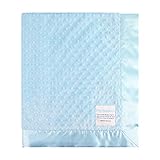 My Blankee Minky Dot Baby Blanket, 30 x 35, Blue by My Blankee