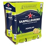 SANPELLEGRINO(サンペレグリノ) イタリアン スパークリングドリンク ポンペルモ ( グレープフルーツ ) 330ml ×4本 (果汁11% 微炭酸 )