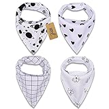 iZiv 4枚ベビービブ【食事用スタイ】防水よだれかけベビー0-2歳（カラー5）