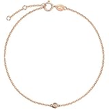 [FANCIME] 天然 ダイヤモンド K18 ピンクゴールド ネックレス レディース 一粒 ダイヤモンド I-Jカラー SIクラリティ ギフトラッピング済 クリスマス ホワイトデー お返し 誕生日 記念日 プレゼント ギフト
